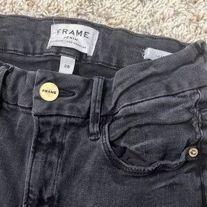 FRAME DENIM BOOTCUT GREY/BLACK JEANS